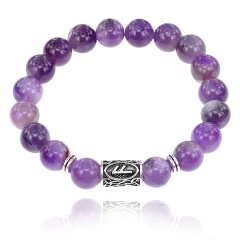 Изображение товара Рунический браслет АМУЛЕТИКА BSRM-24-03 с руной Ансуз и Аметистом