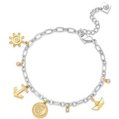 Изображение товара Браслет CERRUTI 1881 из стали с кристаллами для женщин 20.5 см