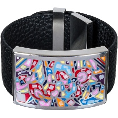 Изображение товара Браслет FIORE LUNA на кожаном белом ремешке (CB01367-1 M) для женщин