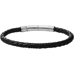 Изображение товара Объемный кожаный браслет FOSSIL JF00510797 для мужчин стильный аксессуар