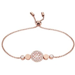 Изображение товара Женский браслет Fossil JF02905791 с кристаллами и перламутром