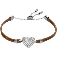 Изображение товара Браслет FOSSIL JF04675040 для женщин с кристаллами и стальной вставкой