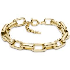 Изображение товара Стильный женский браслет Fossil JOF00972710 из латунь с желтым золотом 19,5 см