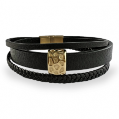 Изображение товара Мужской браслет Greenwich GW 0SB195.12.11 из натуральной кожи и стали