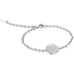 Изображение товара Стильный женский браслет JUST CAVALLI JCBR01573100 из сплава с кубическим цирконием