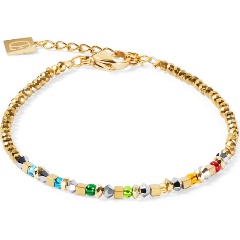 Изображение товара Браслет Coeur de Lion Multicolour Gold с кристаллами Swarovski® 4359/30-1516