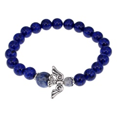 Изображение товара Браслет-оберег АМУЛЕТИКА BSAE007 Ангел-хранитель, лазурит и содалит
