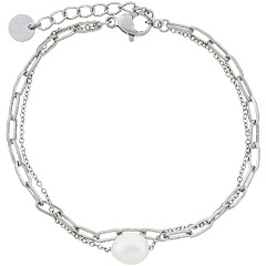 Изображение товара Браслет PERLE Fiore Luna CB03168-1 BW/S