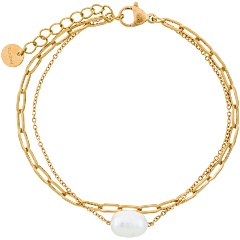 Изображение товара Браслет PERLE Fiore Luna CB03168-2 BW/G