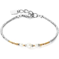 Изображение товара Браслет White bicolor COEUR DE LION 1117/30-1426 для женщин из жемчуга