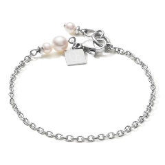 Изображение товара Стильный браслет White-Silver Coeur de Lion 1103/30-1417 для женщин