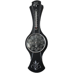 Изображение товара Метеостанция БРИГ+ М-99-ЧС — домашний барометр и термометр из дерева и металла