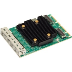 Изображение товара Контроллер Broadcom HBA 9502-16i, 12Gb/s SAS/SATA: 1024, NVMe: 32, 16port, x8 lane PCI Express 4.0, 2x8 SFF-8654 (Vertical), JBOD (05-50137-02)