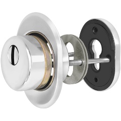 Изображение товара Броненакладка Fuaro DEF.CRE/OV-set.9726 (DEF 9726) M6x90 врезная с чашкой CP-8 хром