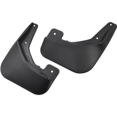 Изображение товара Брызговики передние Rival для Geely Coolray I поколение рестайлинг (2023-н.в.), только для рынка РФ, термоэластопласт, 2 шт., с крепежом