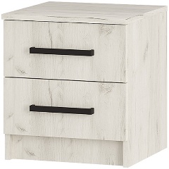 Изображение товара Тумбы БТС МЕБЕЛЬ Фиеста дуб крафт белый (2 шт/уп)