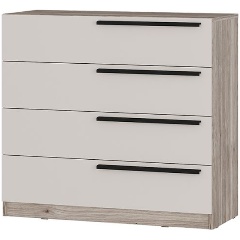 Изображение товара Комод БТС МЕБЕЛЬ КМ-02, Дуб смоки, Кашемир