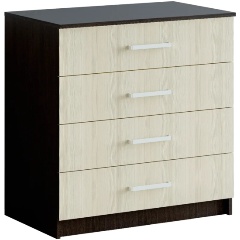 Изображение товара Комод БТС МЕБЕЛЬ с ящиками Фиеста, венге/лоредо