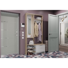 Изображение товара Прихожая БТС МЕБЕЛЬ Тео ПР-01, дуб сонома