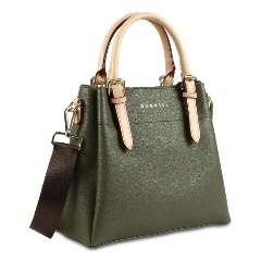 Изображение товара Женская сумка BUGATTI Ella оливковая из полиуретана стильная практичная