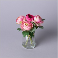 Изображение товара Букет искусственных цветов LEFARD в круглой вазе, 16 см (287-552)