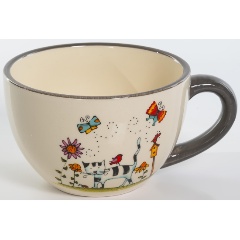 Изображение товара Бульонница Elrington ПОЛОСАТЫЙ КОТ 580 мл. (207-07017)