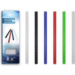 Изображение товара Пружины пластиковые для переплета BULROS 22 мм белый 50 шт.