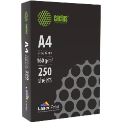 Изображение товара Бумага Cactus CS-LPA4160250 A4/160г/м2/250л./белый для лазерной печати