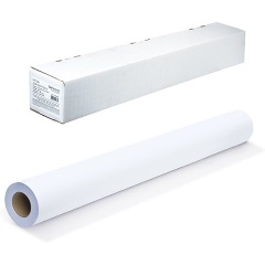 Изображение товара Бумага для плоттера BRAUBERG 610 мм х 30 м х втулка 50,8 мм, 120 г/м2, белизна CIE 146%