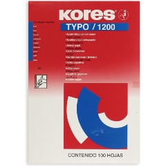 Изображение товара Бумага копировальная синяя KORES 1200 пачка 100л. 78478
