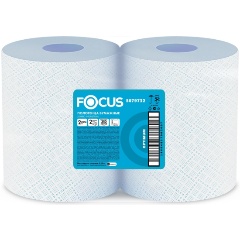 Изображение товара Бумага протирочная FOCUS Jumbo 2сл1000лx2рул/уп350м перф 33х35 5079732 МСК