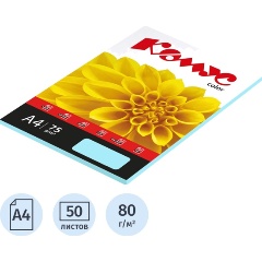 Изображение товара Цветная бумага Комус Color Океан Пастель 80г А4 50 листов