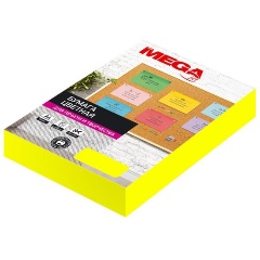 Изображение товара Бумага цветная ProMEGA Jet (А4,75г,желтый неон) пачка 500л