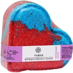 Изображение товара Бурлящее сердце для ванны Fabrik Черничный Смузи, 110 г