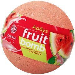 Изображение товара Бурлящий шар для ванны Fabrik Арбуз, 120 г