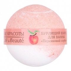 Изображение товара Бурлящий шар для ванны КАФЕ КРАСОТЫ "Персиковый сорбет"