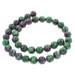 Изображение товара Бусины Цоизит 10 мм на нити АМУЛЕТИКА FB10-021 натуральные украшения