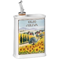 Изображение товара Бутылка для масла Nuova Cer Sunflowe 250 мл - стильная и удобная емкость для хранения масла