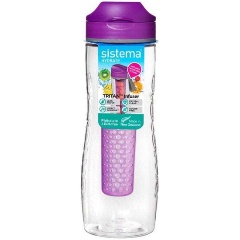 Изображение товара Бутылка Sistema для воды тритан 800мл фиолетовая с инфузером безопасная