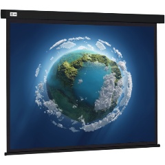 Изображение товара Экран Cactus 127x127см Wallscreen CS-PSW-127X127-BK 1:1 настенно-потолочный рулонный черный
