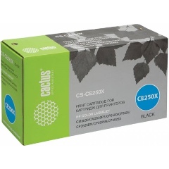 Изображение товара Тонер Картридж Cactus CS-CE250X черный (10500стр.) для HP CLJ CP3525/CM3530