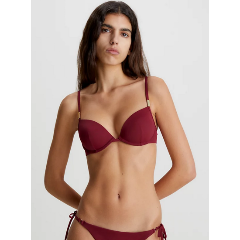 Изображение товара Купальный лиф CALVIN KLEIN KW0KW02278-XN0 женский, цвет бордовый, размер B32