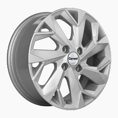 Изображение товара Диск для автомобиля Carwel Вага 1402 14 дюймов серебристый литой