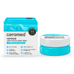 Изображение товара Ночная крем-маска для лица CERAMED Ревитализирующая, 50 мл