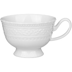 Изображение товара Чашка чайная Kunstwerk Эйфория 220 мл белая из фарфора
