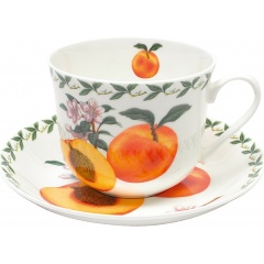 Изображение товара Чашка с блюдцем Maxwell & Williams "Абрикос" в подарочной упаковке, 0.48л
