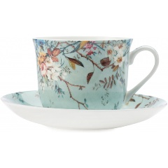 Изображение товара Чашка с блюдцем Maxwell & Williams Луг 2 шт фарфор изящная в подарочной упаковке