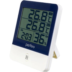 Изображение товара Часы-метеостанция Perfeo Kammuri white