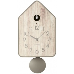 Изображение товара Часы настенные с маятником Guzzini QQ-UP серо-бежевые