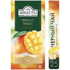 Изображение товара Чай черный Ahmad Tea Магия Манго ароматизированный 25 пакетиков
